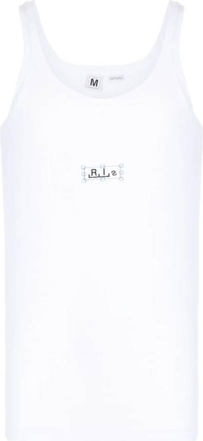 Logo Rib Tanktop Toppar Bomull
