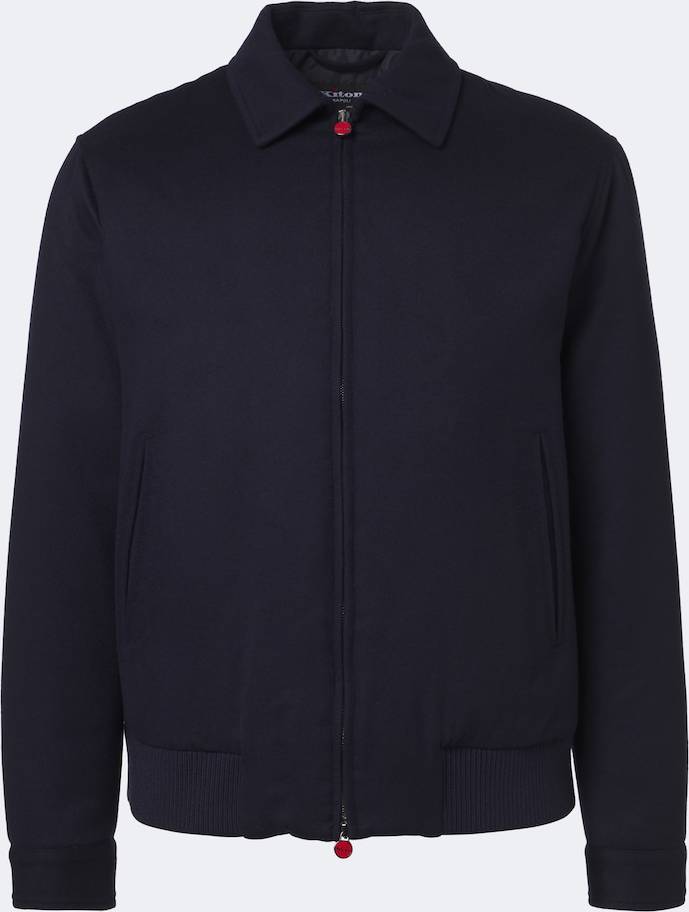 Kiton Wool Bomber Jacket