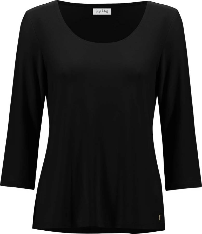 Joseph Ribkoff Stilfuld Top Med Unikt Design - Sort