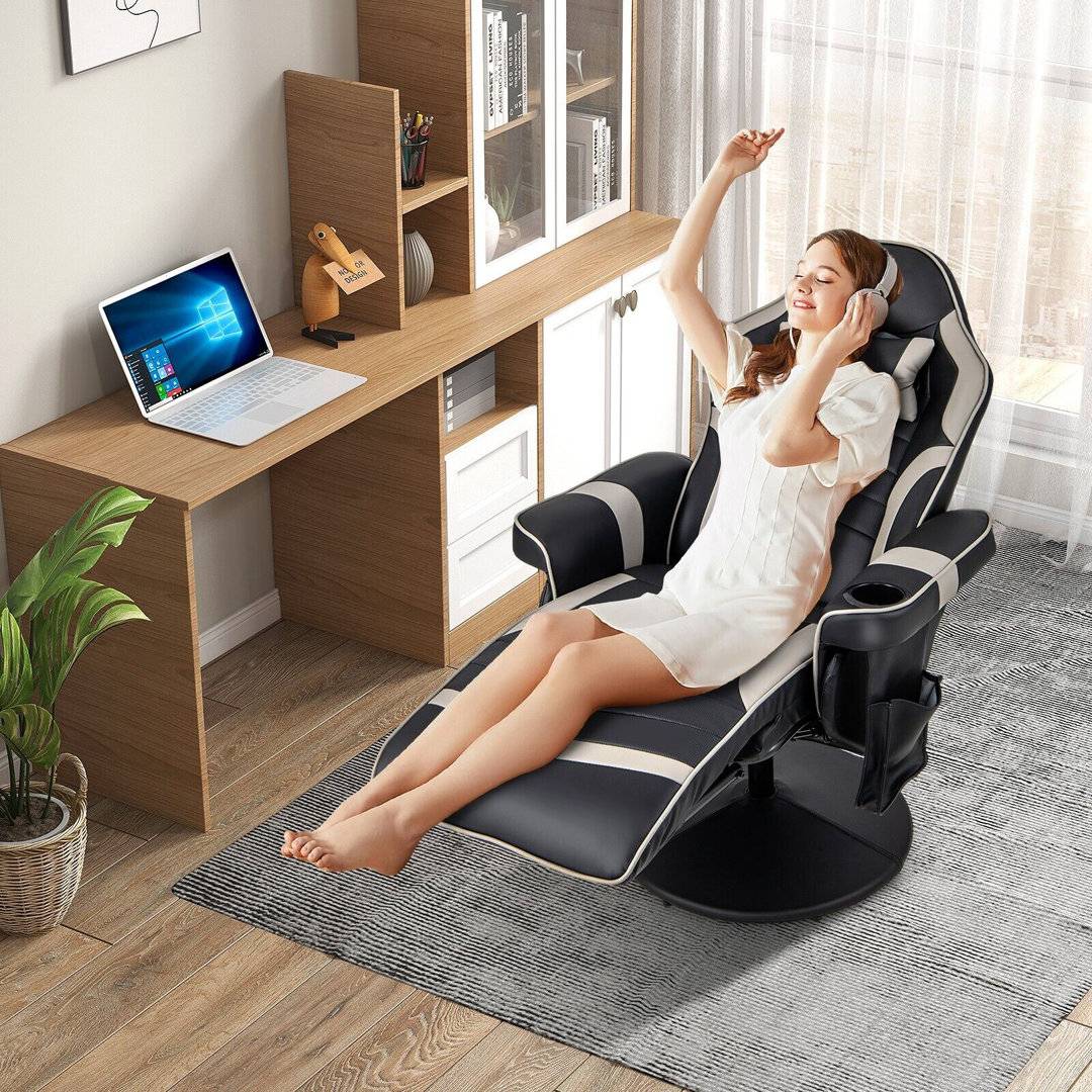 Inbox Zero Adjustable Height PC Racing Game Chair