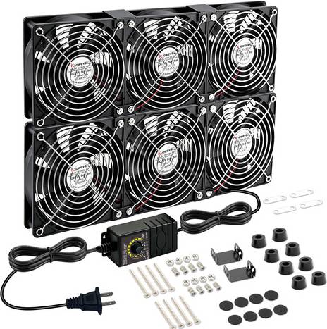 Viewsonic 120mm x6 PC Case Computer Fan