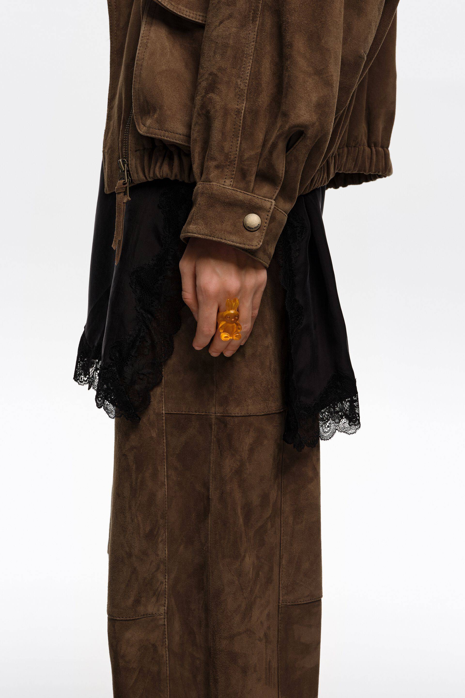 Bimba Y Lola Matte Resin Rabbit Ring