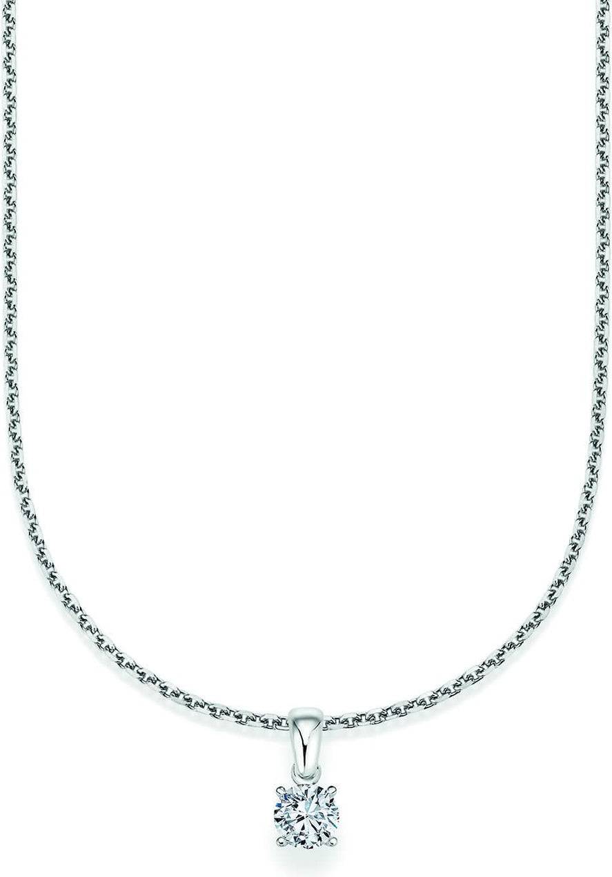 Collection Ruesch CR Solitaire Pendant White Gold