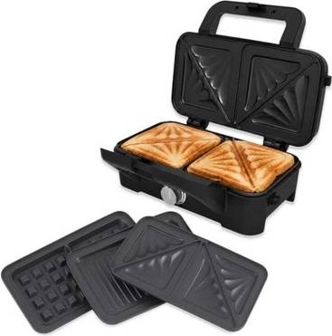 Sandwich maker 3 in 1 Waffle Maker 3 In 1 With Removable Plates