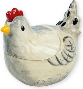 Cooksmart Lane Chicken Shaped Egg Container One Size Kitchen Storage