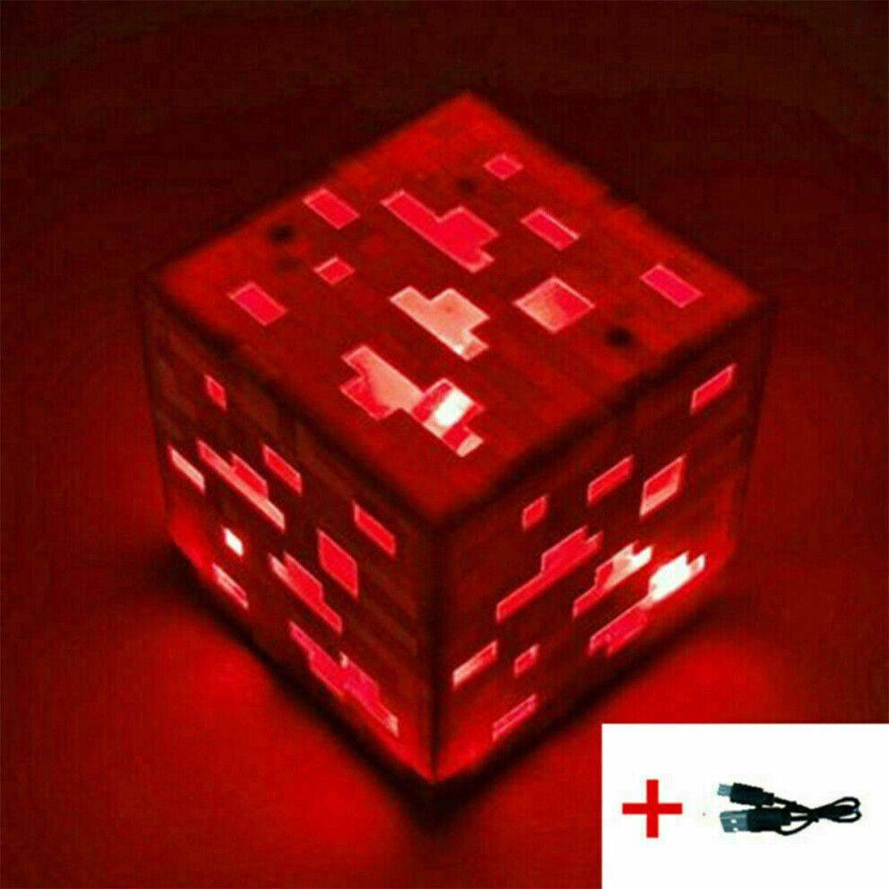 Minecraft LED Nachtlampje - Rood