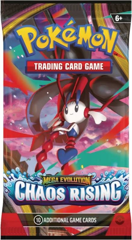 Pokémon TCG Mega Evolution Chaos Rising Booster Pack