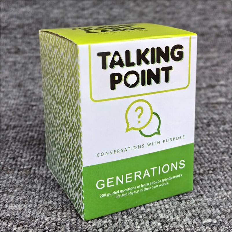 Talking Point Generations Card Game