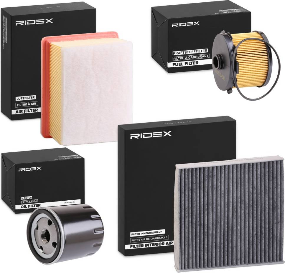 Ridex Filter Set With Oil Drain Plug With Pre-Filter