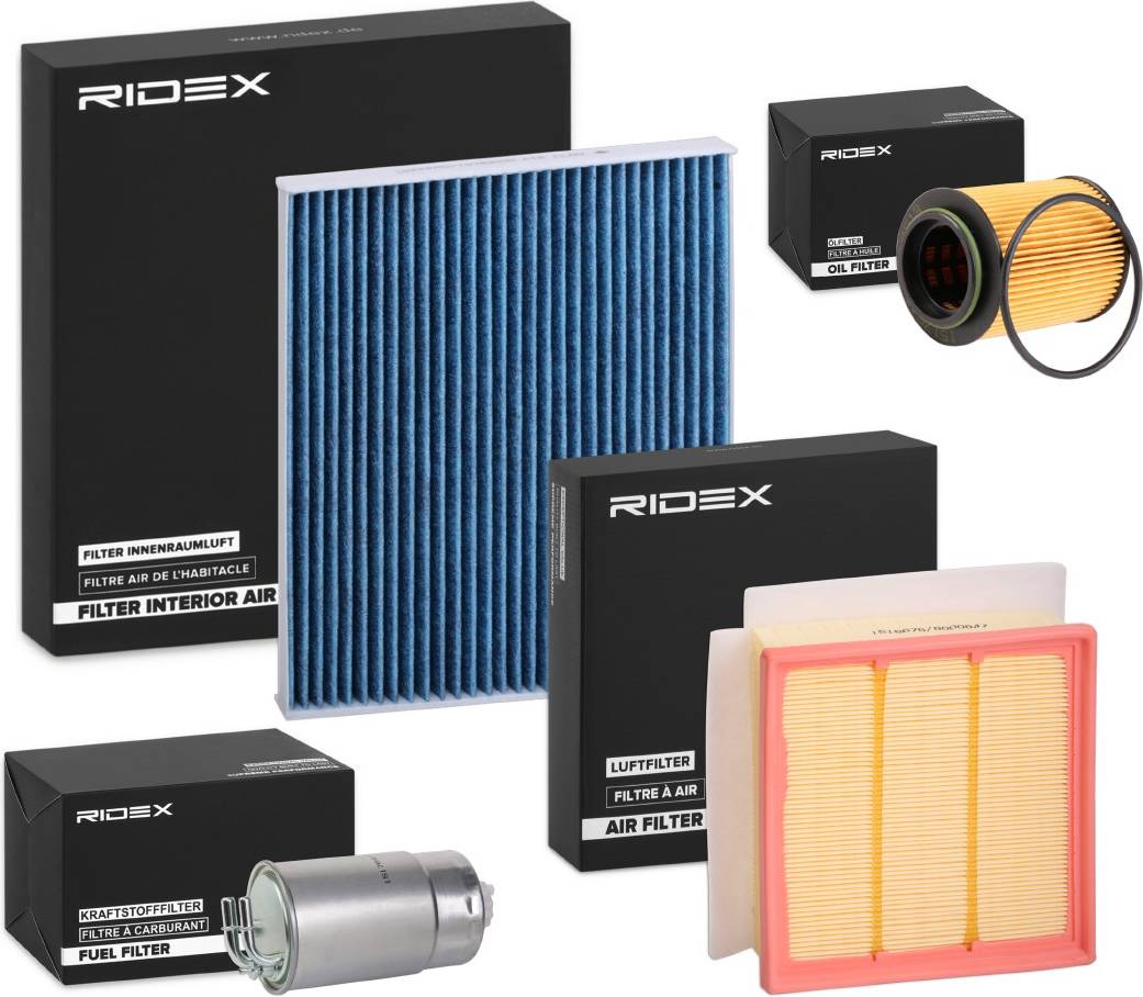 Ridex Filter Set With Oil Drain Plug With Pre-Filter