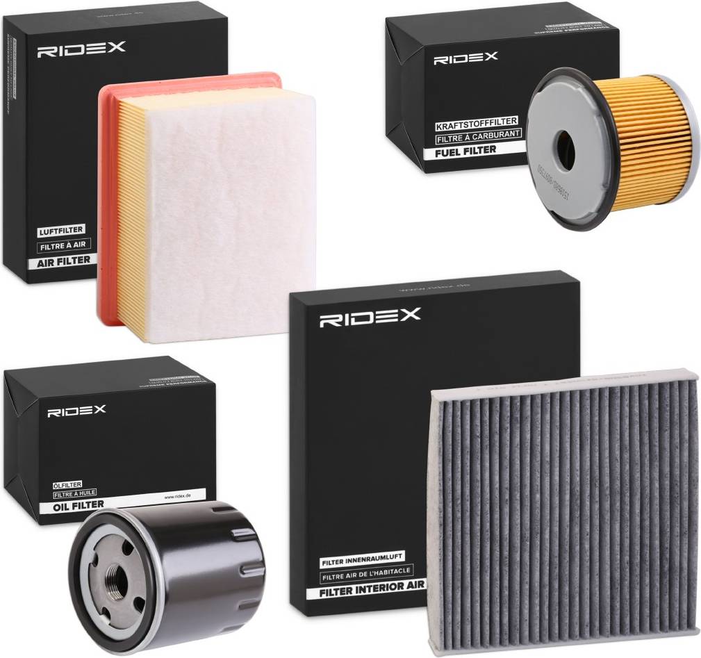 Ridex Filter Set With Oil Drain Plug With Pre-Filter