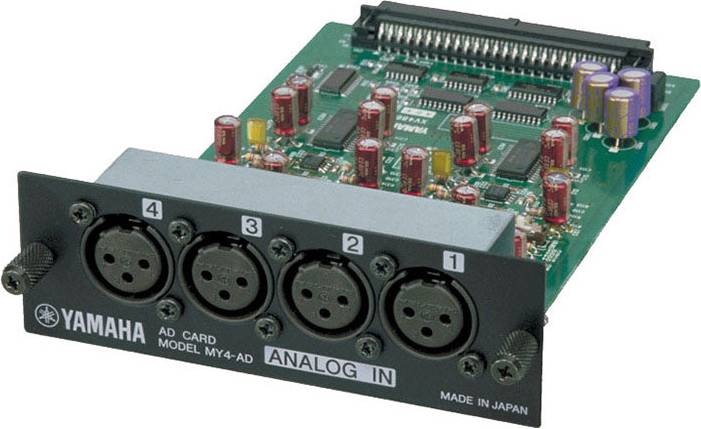 4 channel mixer Yamaha MY4AD 4-Channel Line Level Input Card
