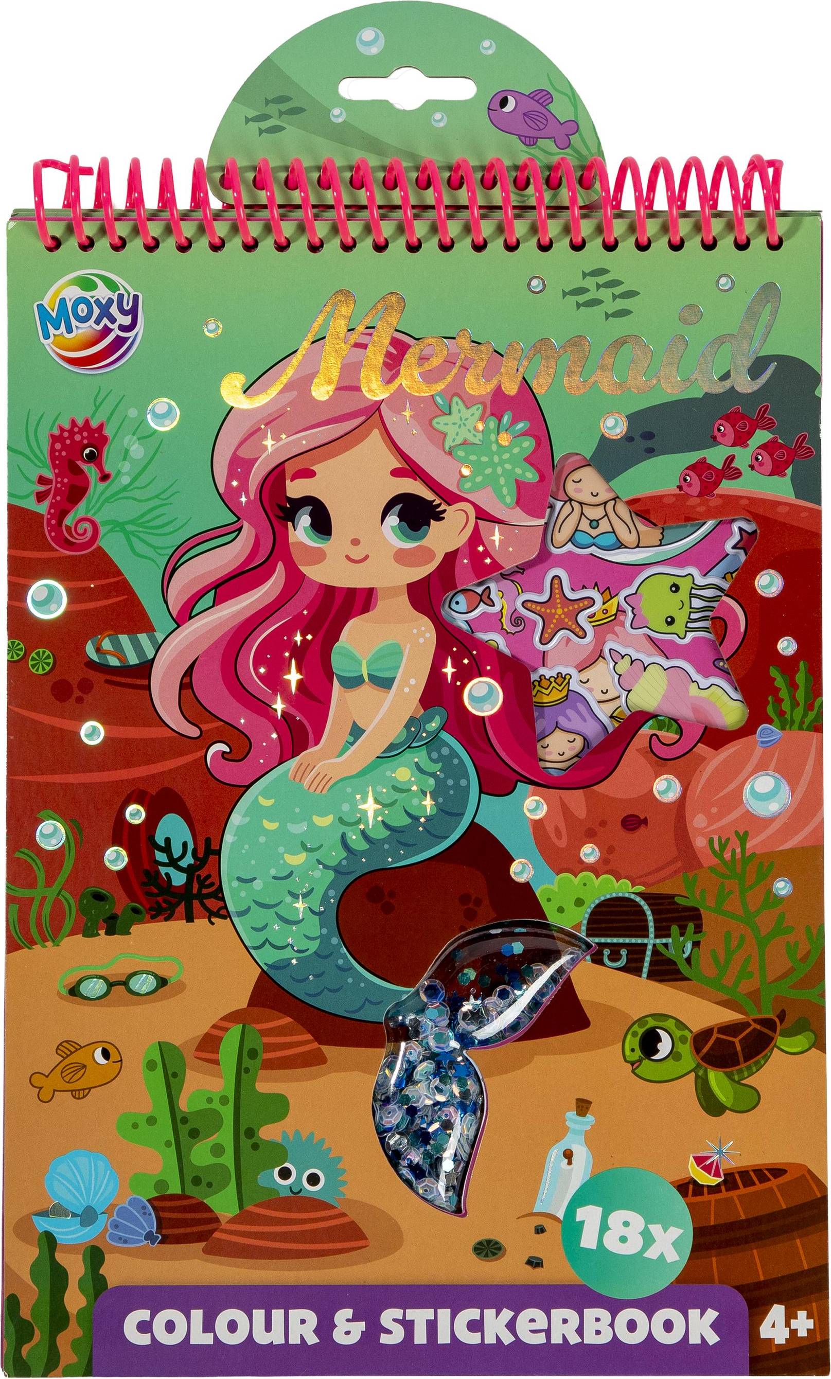 Moxy Mermaid Colouring Stickerbook