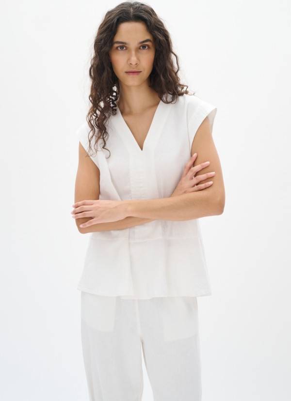 InWear Rimoneiw Kortermede Blouse - Str 40