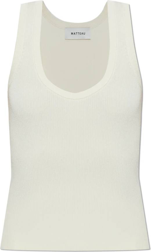 Matteau Ribbed Tank Toppar Nylon - Dam