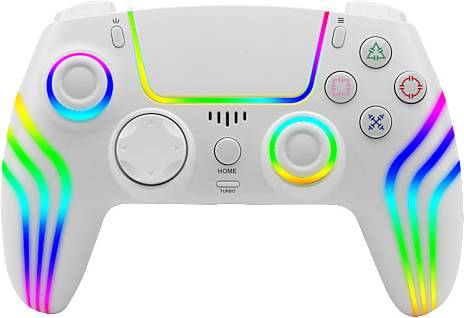 Trådløs ps4 controller Prosonic Controller RGB PS4 Stribet
