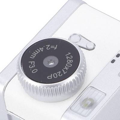 Retro Keychain Camera - Space White