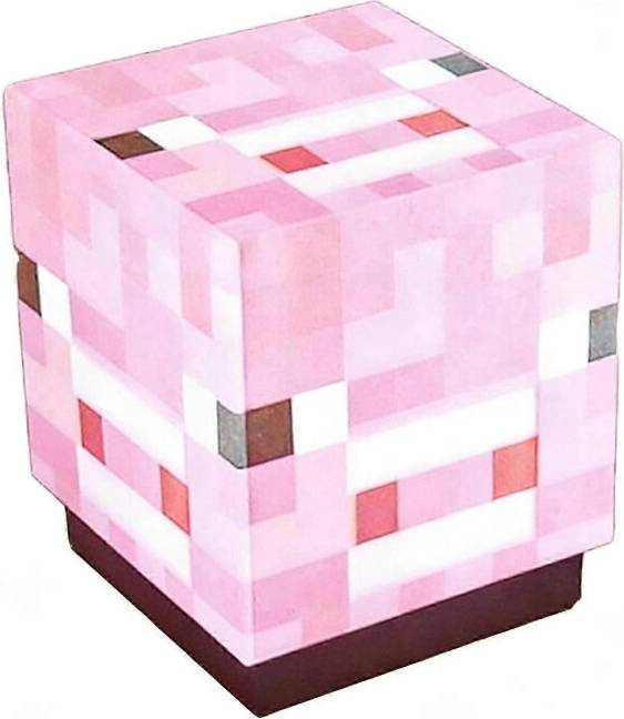 Minecraft Lámpara de Bloques - Rosa