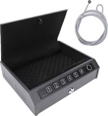 Lock & Lock Small Safe Box Travel Storage Firearms