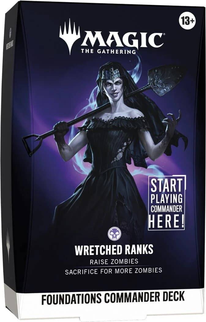 Magic the gathering commander deck Magic: The Gathering Foundations Commander Deck - Wretched Ranks