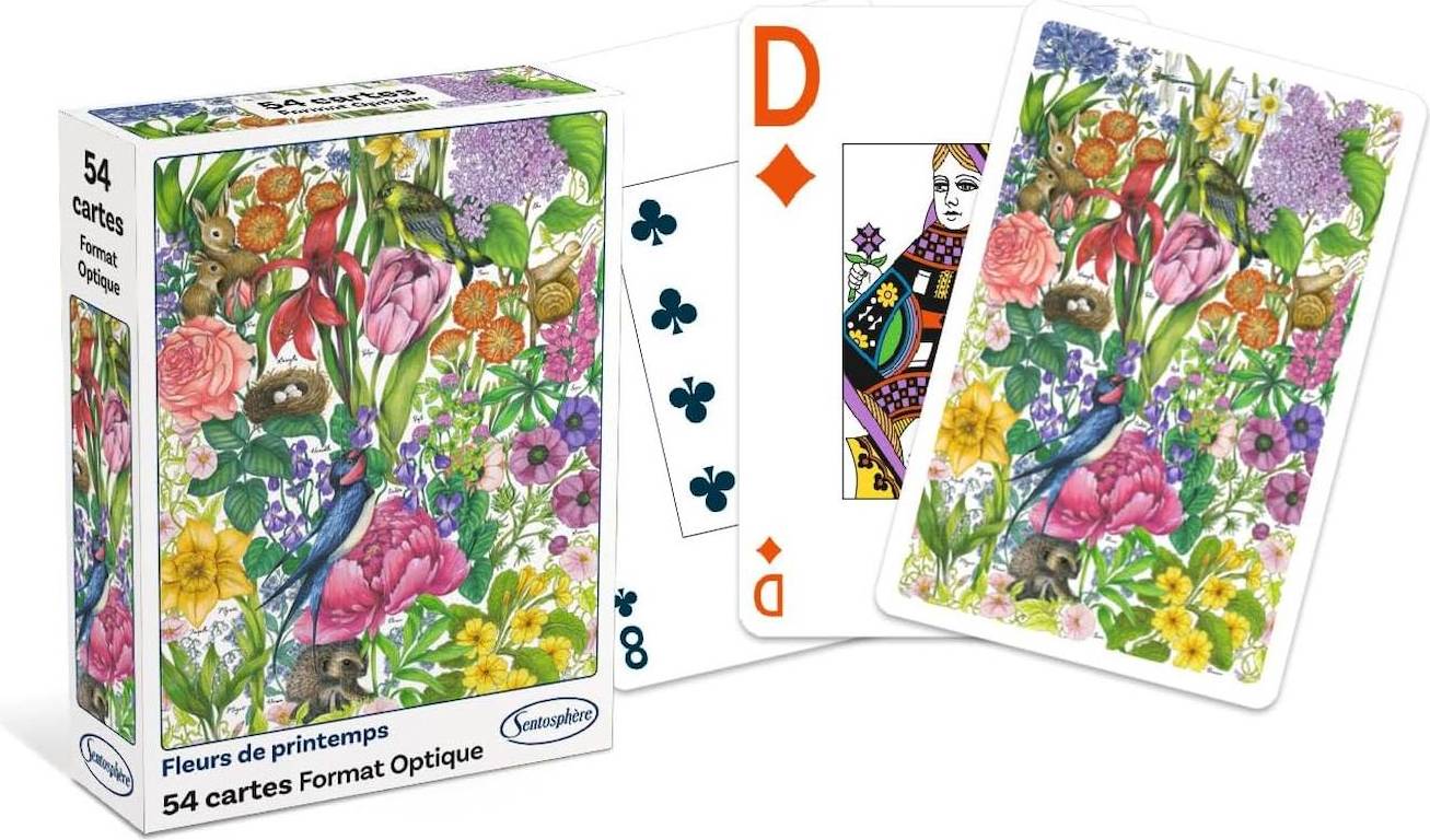 Sentosphère Spring Flowers 54 Cards