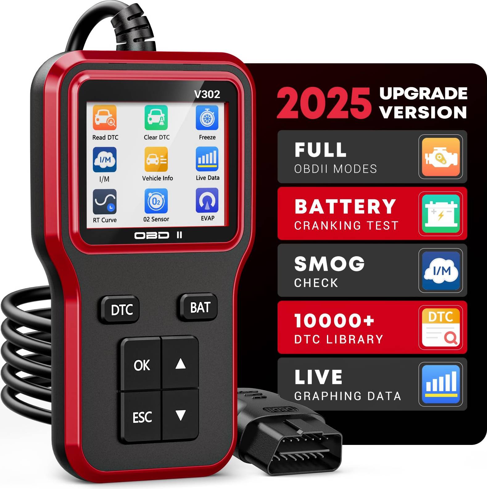 Obd reader Afoxsos OBD2 Scanner Enhanced Diagnostic Tool Code Reader