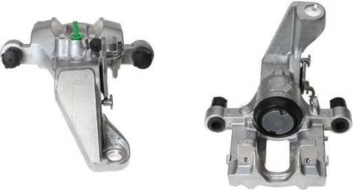 Mapco Brake Caliper Rear Axle Left 38mm