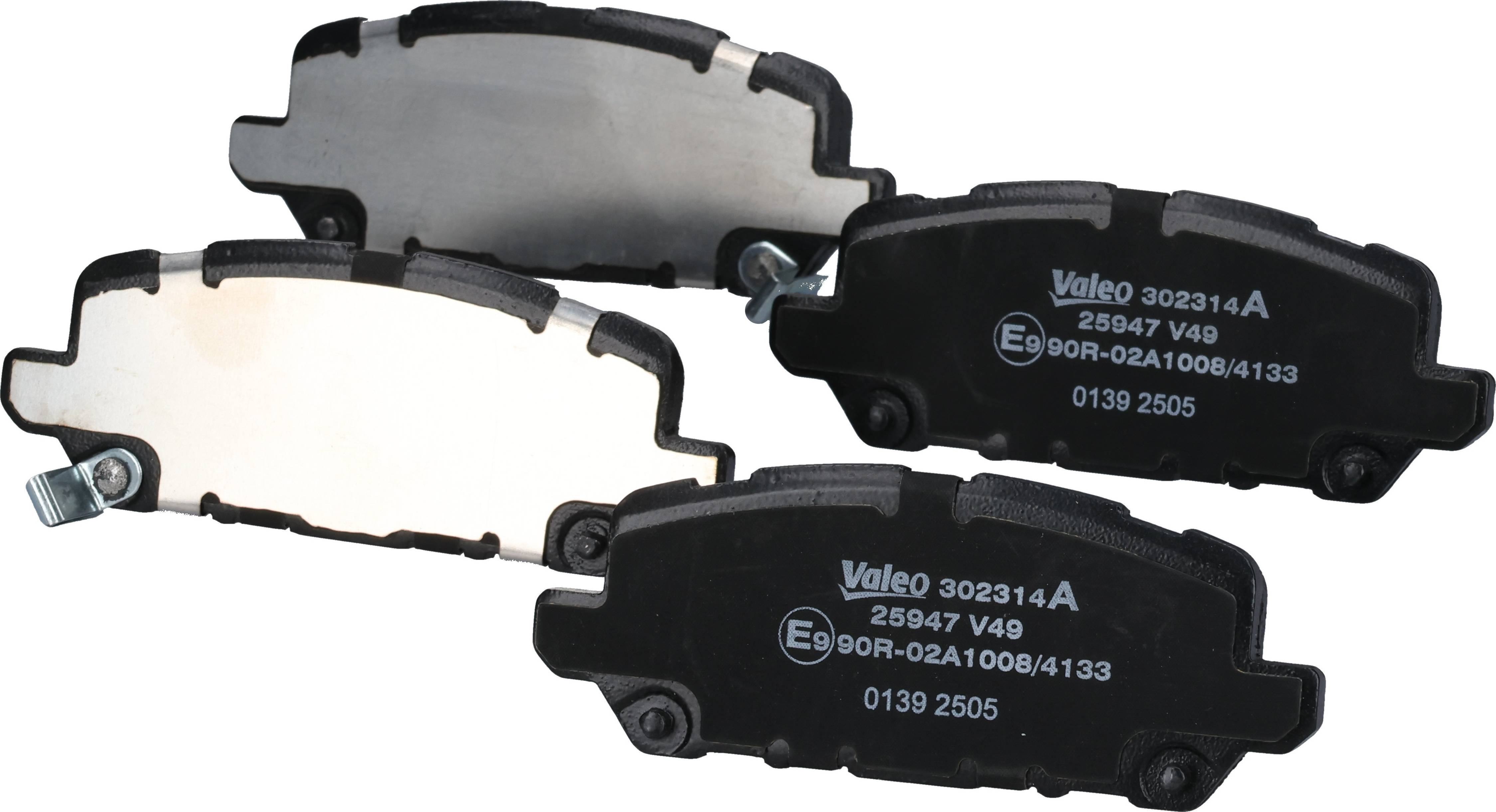 Valeo Brake Pad Set Expert Rear Axle With Wear Warning Contact