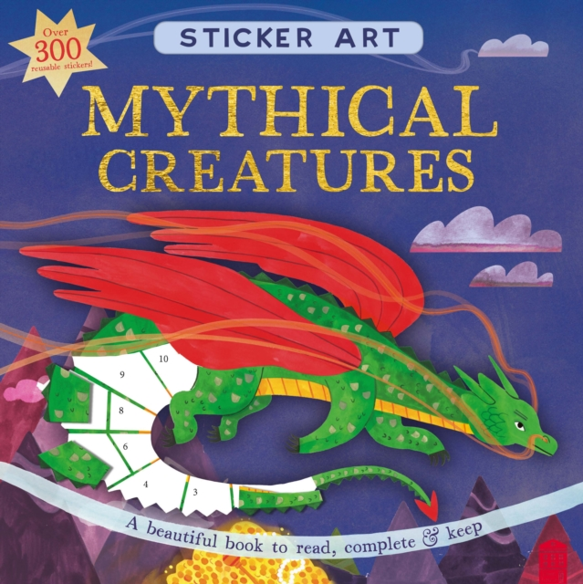 Sticker Art Mythical Creatures Book