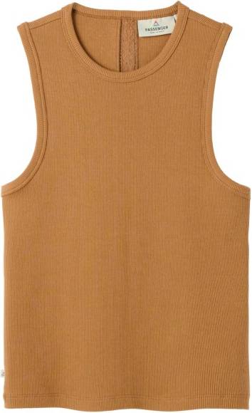 Atmos Ribbed Tank Vest Topp - Orange/Brun