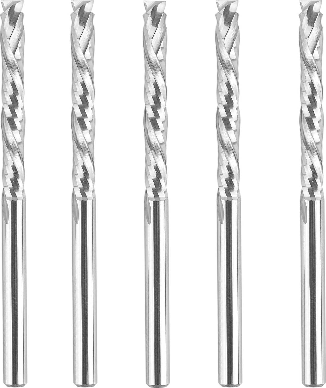 Router bit set B&W 5 Piece Solid Carbide Up Down Spiral Router Bit Set