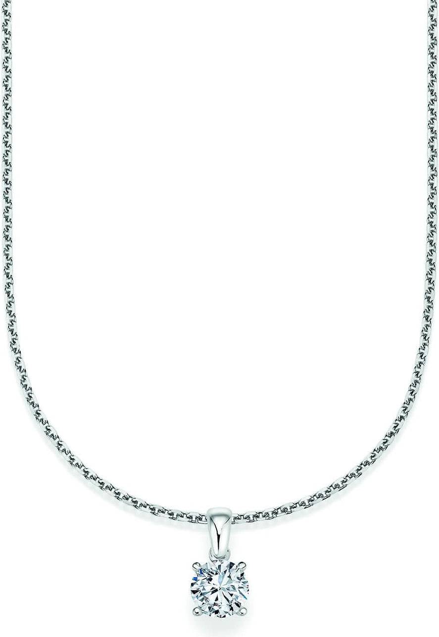 Collection Ruesch CR Solitaire Pendant - White Gold