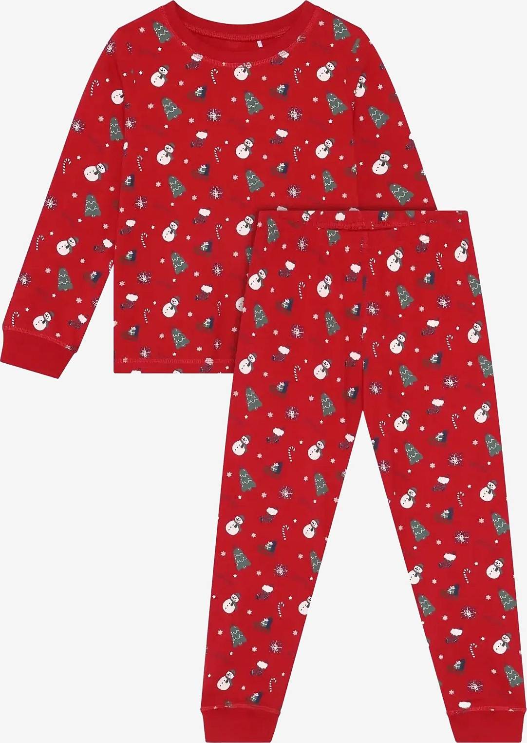 Minymo Pyjamas Set Aop - Red