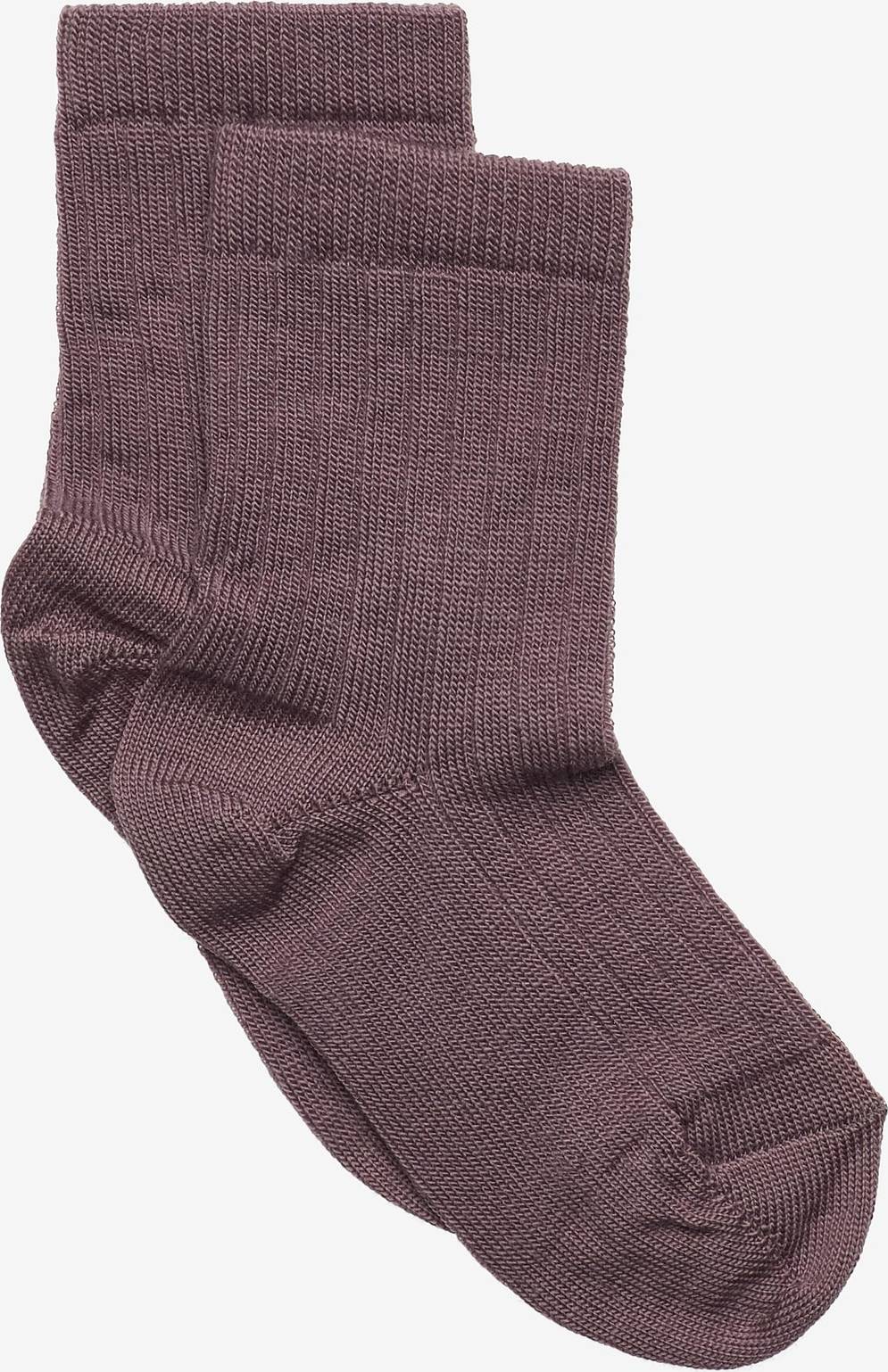 mp Denmark Wool Rib Socks - Purple
