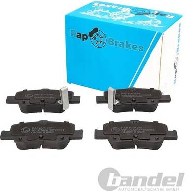Rap Brakes Brake Pad Set Disc Brake R-P1266