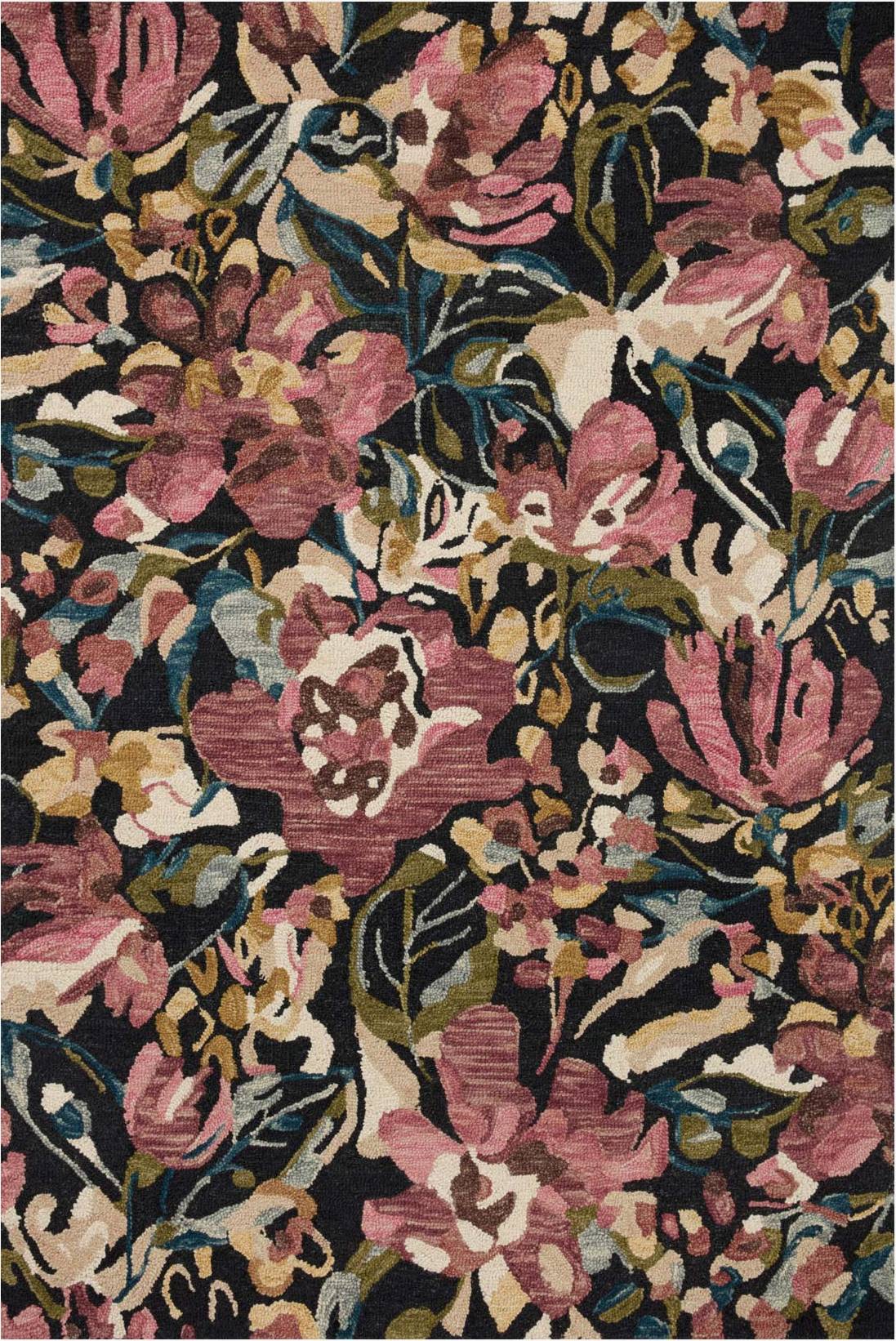 Loloi Belladonna Transitional Ivory Raspberry Rug 3' x 3'