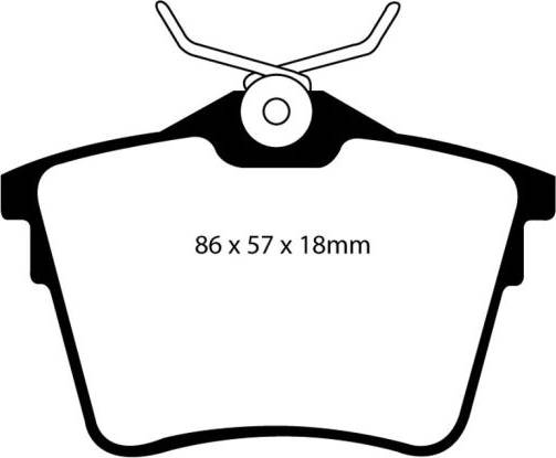 Ebc Greenstuff Performance Brake Pads Set