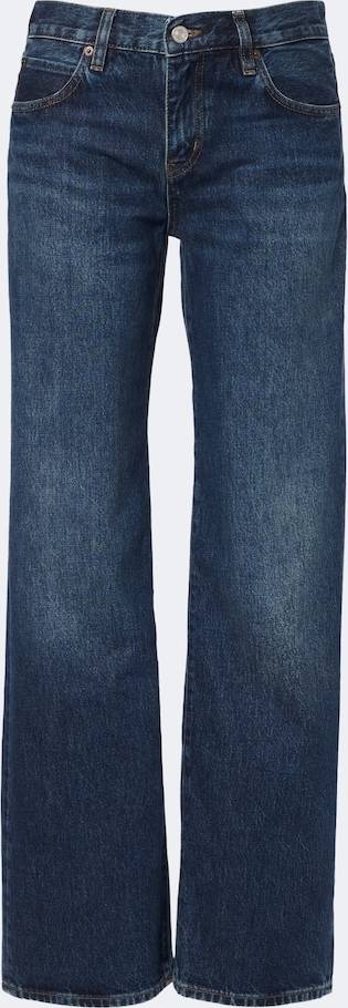 Frame Mid Rise Straight Jeans Logic - Blue