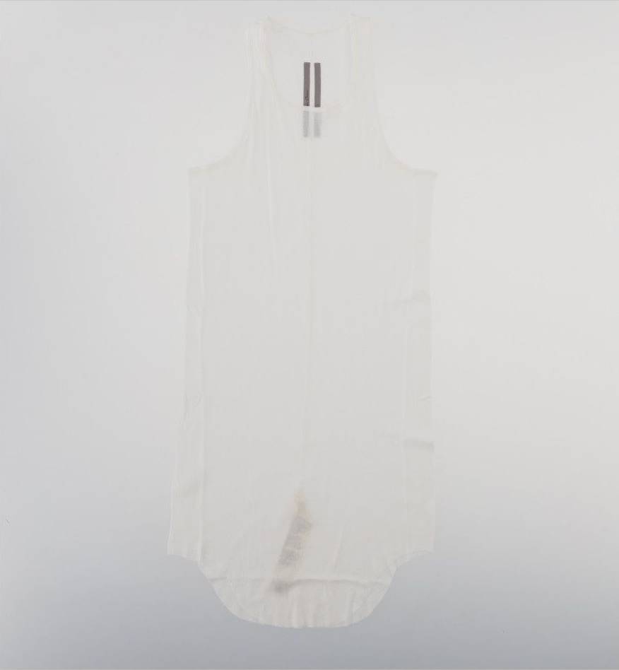 Rick Owens Basic Rib Tank Top - White