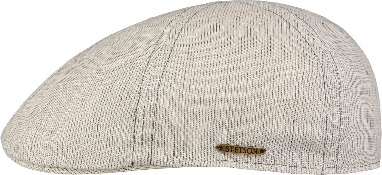 Stripe Structure Flat Cap