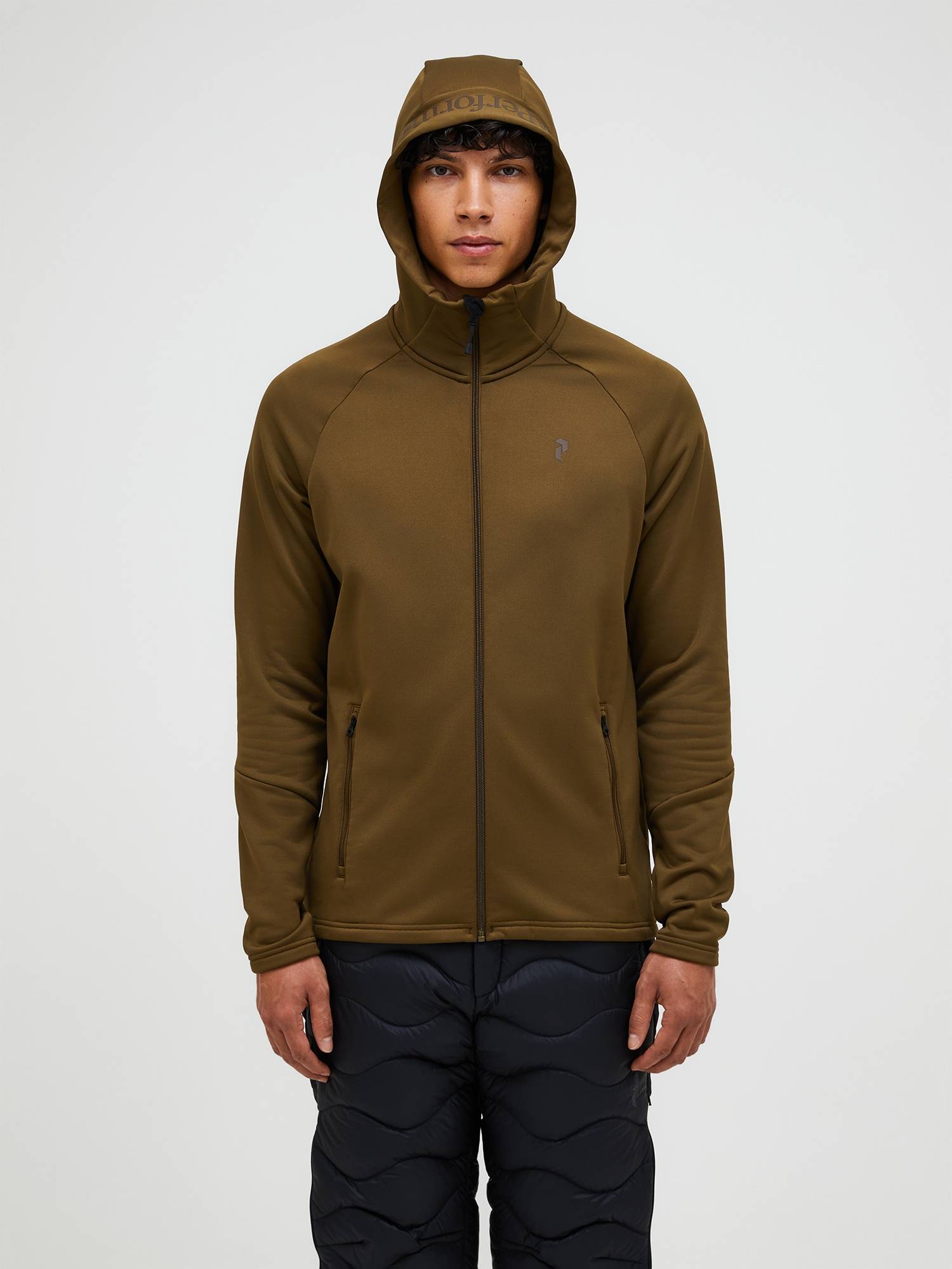 Midlayer Zip Hood Herr