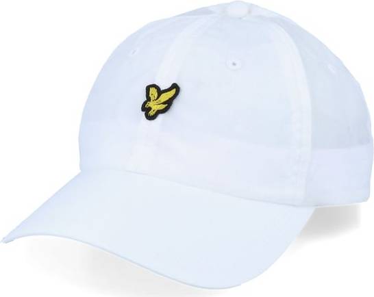 Lyle & Scott Vit Unconstructed Keps Ripstop Cap White Adjustable