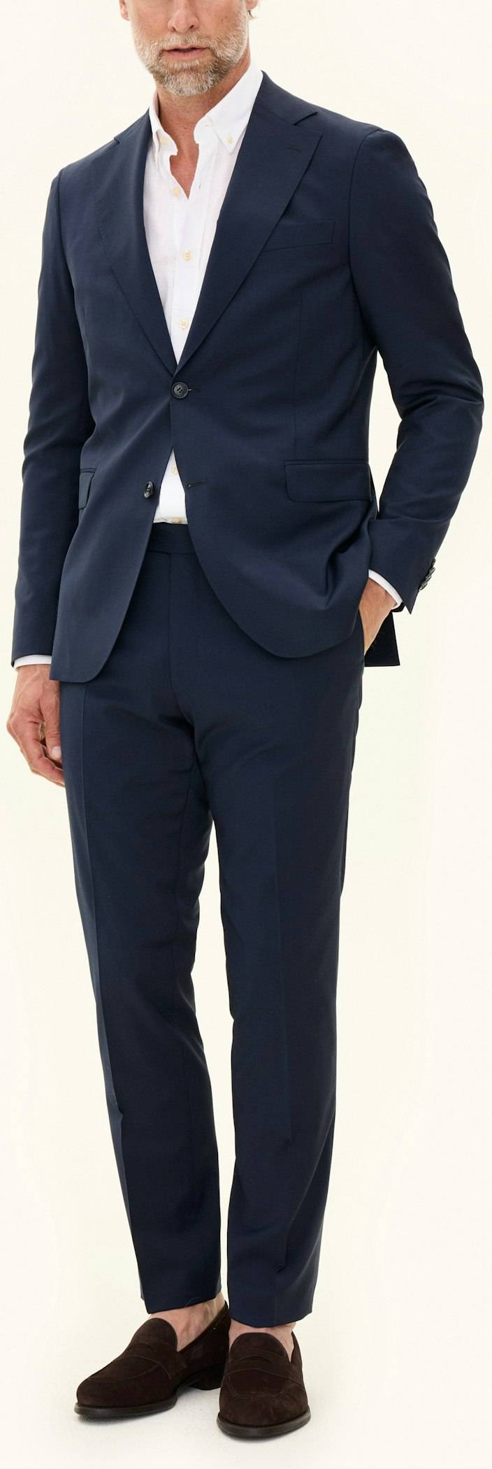 Slim Fit Microstructure Suit