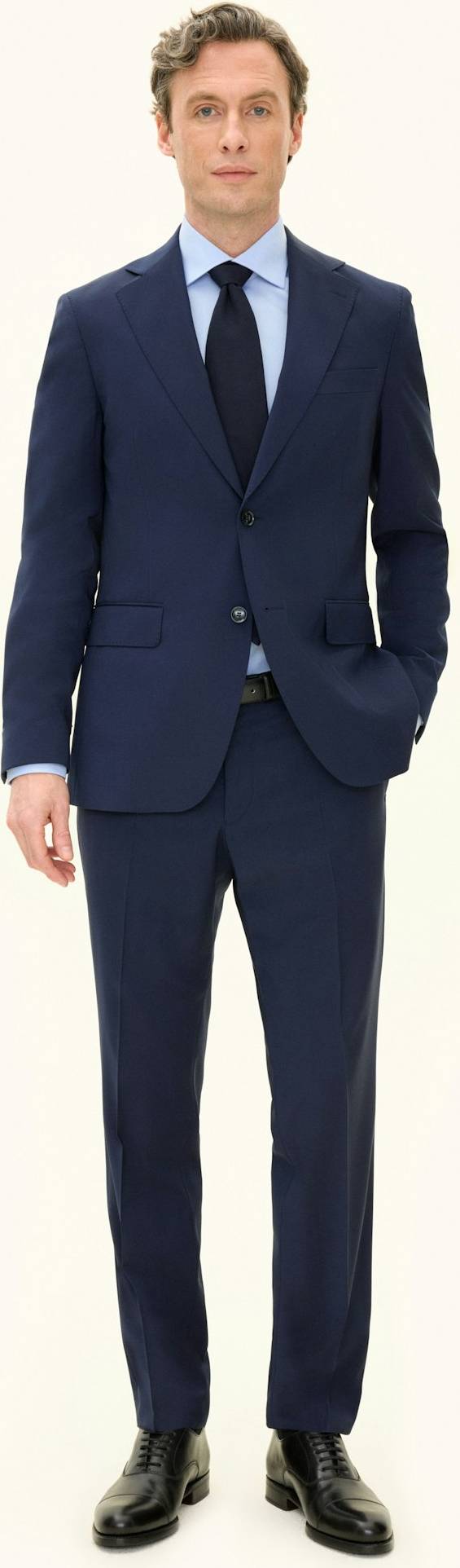 Slim Fit Microstructure Suit
