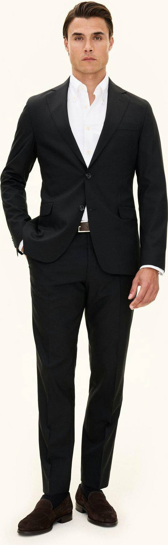 Slim Fit Microstructure Suit