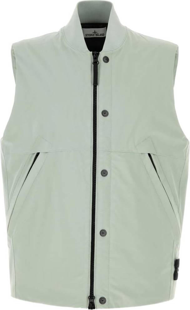 Stone Island Soft Shell-R E.Dye Technology Väst - Grön