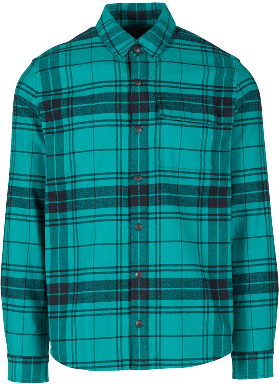 Aztech Mountain Rutig Skjorta Herr Polyester Bomull - Blå