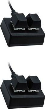 Sodial 2x 2 Keys Macro Programming Keyboard RGB