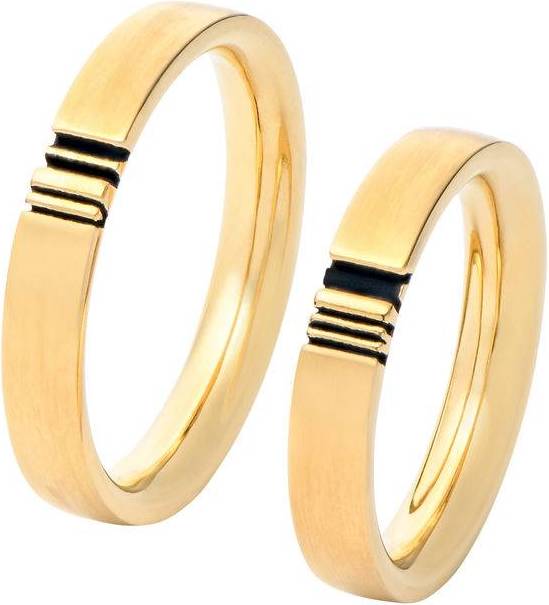 Myka Matching Promise Rings - Gold-Plated