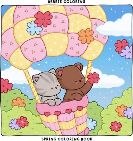 Berrie Spring Coloring Book